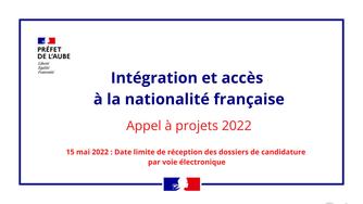 Appel à projets 2022 "Intégration et accès à la nationalité française"