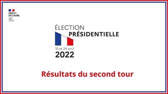 Résultats du second tour de l'élection présidentielle 2022 